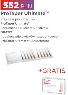 ProTaper Ultimate / 2 x 5 szt. (Ass.) + GRATIS: 1 x Gutaperka Protaper Ultimate (F1-F3)